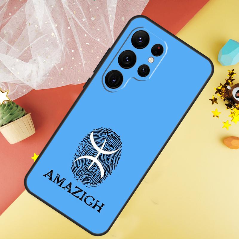 Amazigh Berber Flag Case For Samsung Galaxy S22 S23 S24 Ultra S8 S9 S10 Plus Note 10 20 Ultra S20 S21 FE Cover