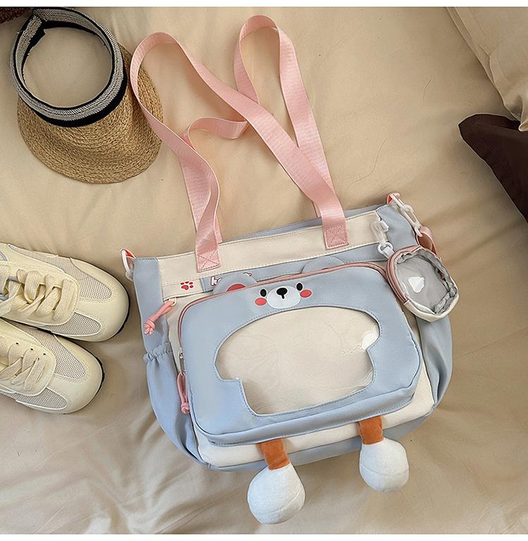 Schoolbag New High-value Japanese Ins Fresh and Sweet Candy-colored Backpack, Lightweight and Large-capacity Backpack for Junior and Senior High