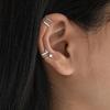 Korean Version of Temperament Simple Ear Bone Clip Small Exquisite Asymmetric Zircon No Ear Hole Tide Earrings