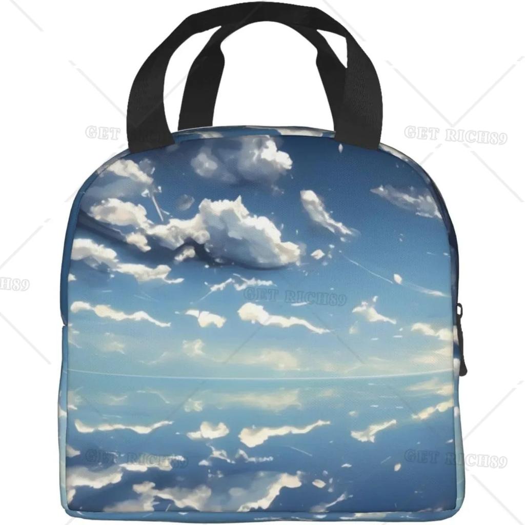 Himmel und Wolken Multifunktionale Isolierte Lunchtasche Wasserdichtes Design für Arbeit Outdoor-Aktivitäten Lang anhaltende Isolierung