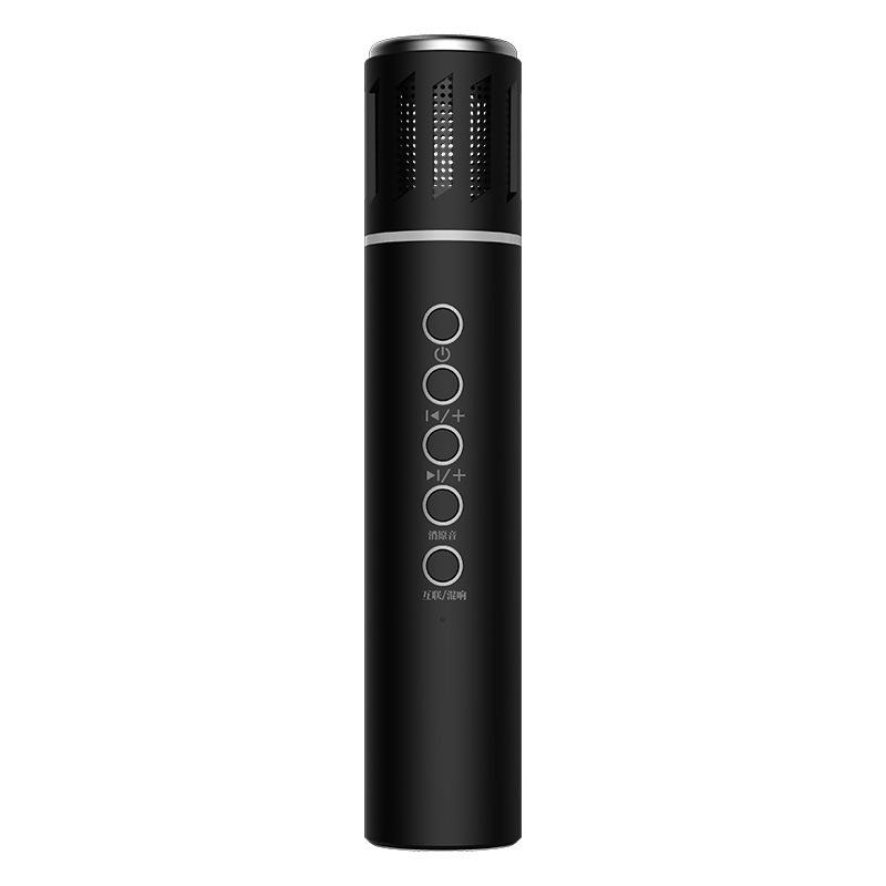 

New K20 Bluetooth Speaker Wireless Live Broadcast Microphone Integrated Mobile Phone Karaoke Large Capacity Battery чорний