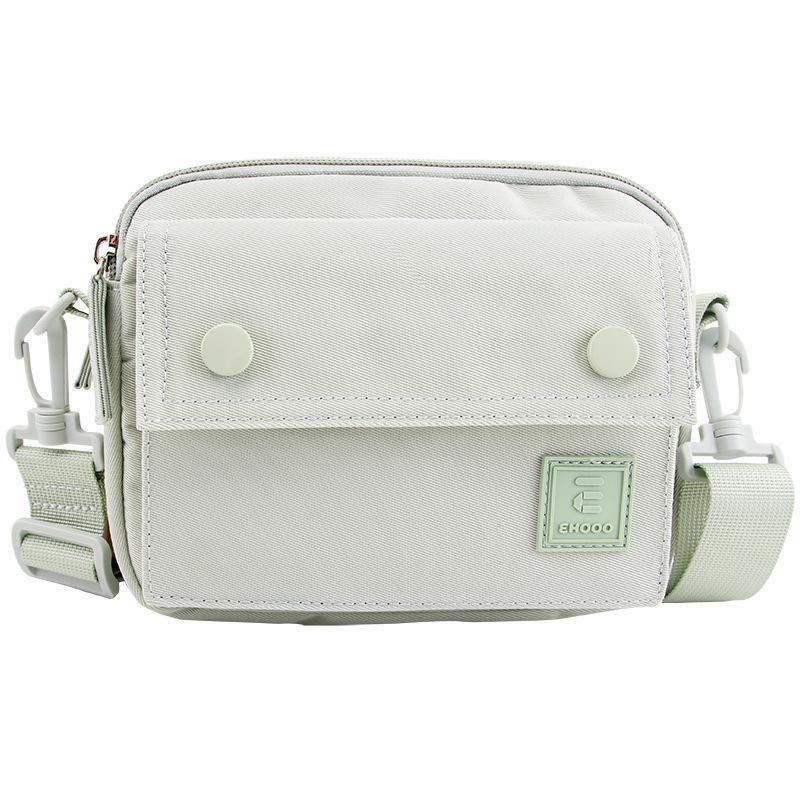 

Multi-compartment Oxford cloth mobile phone bag women s messenger bag mini square bag 2025 new spring small bag versatile мятный зеленый
