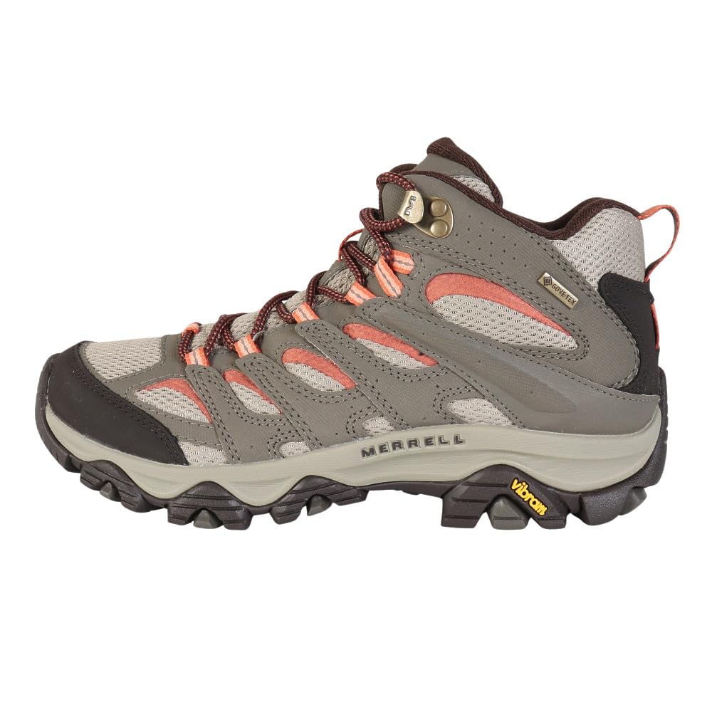 Merrell MOAB 3 Synthetic Mid Hiking Bungee Size 3E Women's Gore-Tex (Wide Width) Shoes, Cord, 25.0 cm,