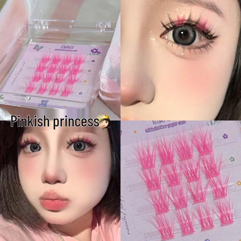 Feather Fan Colored Eyelashes: Gentle 3-Step Cosplay & Daily Wear