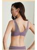 Damen Push-up Nahtloser Latex-Westen-Stil Bügelloser BH