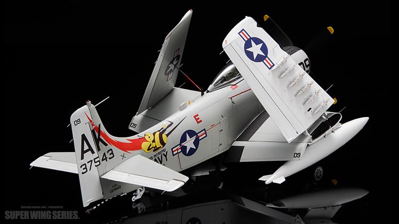 SWS Skyraider Navy Type Injection Plastic Kit Zoukei-mura 1/32 A-1H