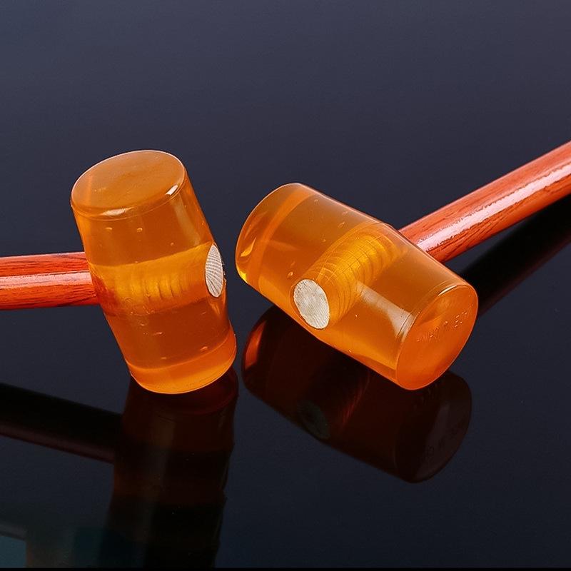 Transparent Rubber Mallet for Tapping, Leveling, and Tile Decoration