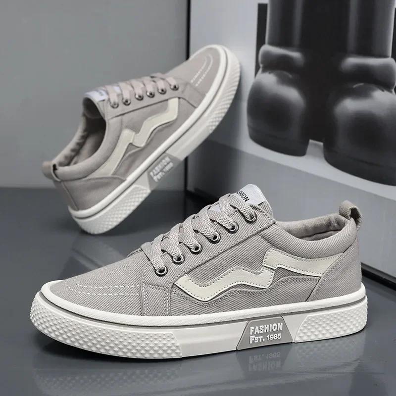 Trendy Men Canvas Shoes Breathable Mens Casual Shoes  New Non-Slip Male Sneakers Sport Skateboard Shoes Zapatillas De