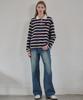 MALOUPE 5108 Striped Polo Shirt (Navy)