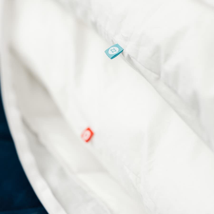 Nuzzle Pillow, Semi-Customizable, Hotel Pillow for a Restful, Comfortable Sleep, 3 Adjustable Height and Firmness Settings, Fit, Breathability, Shape