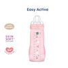 Baby Bottle - MAM BABY - Easy Active - +6 Months - 330 Ml - Teat Flow X - Berry