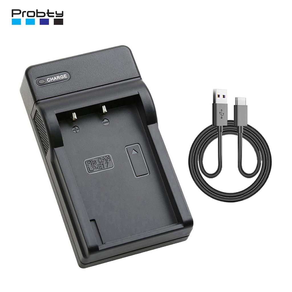 LP-E17 Battery Charger For Canon EOS Rebel T7i, T6i, T6s, SL3, SL2, 77D, 9000D, 8000D, 800D, 760D, 750D, 200D, M6, M5, M3