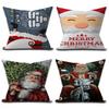Merry Christmas Pillow Anime Pillow Sofa Bed Head Pillow Cover Cushion Cover 45x45 Cm Fashion