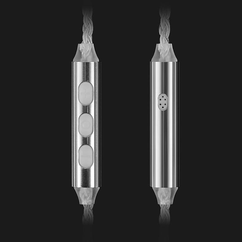 Replacement Upgrade Cable 3.5mm/Type-C 8Core Wire 2Pin 0.78mm Plug Headphone Cable Support Volume Control 51inch Cable