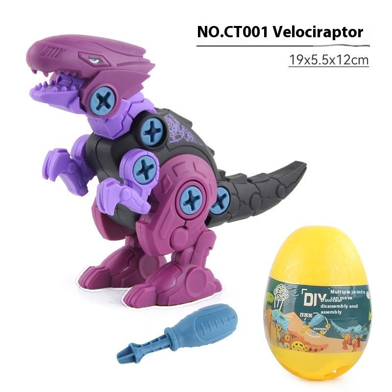 Asamblare și dezasamblare pentru copii a modelelor de dinozauri, asamblare combinată educativă, blocuri de construcție, dezasamblare și asamblare dinozauri