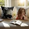 AAmy Adams Cushion Cover Pillowcase Antidustmite Invisible Zipper Short Plush Sofa Cushion