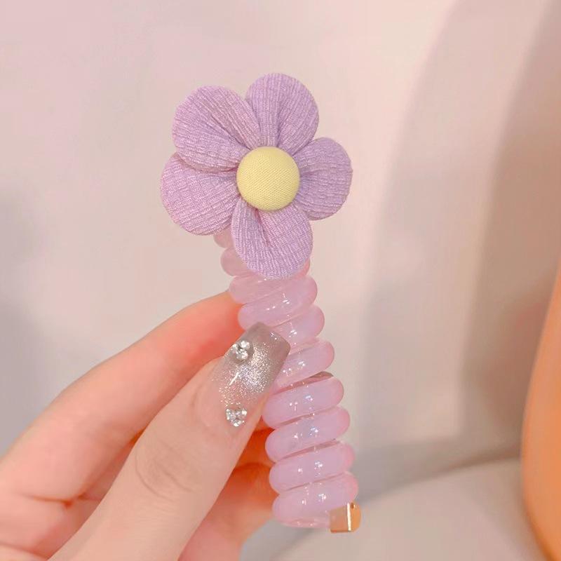 Elastici per Capelli a Spirale per Bambini, Elastici Magici Colorati Cambia Colore in Plastica Gomma per Code di Bambina
