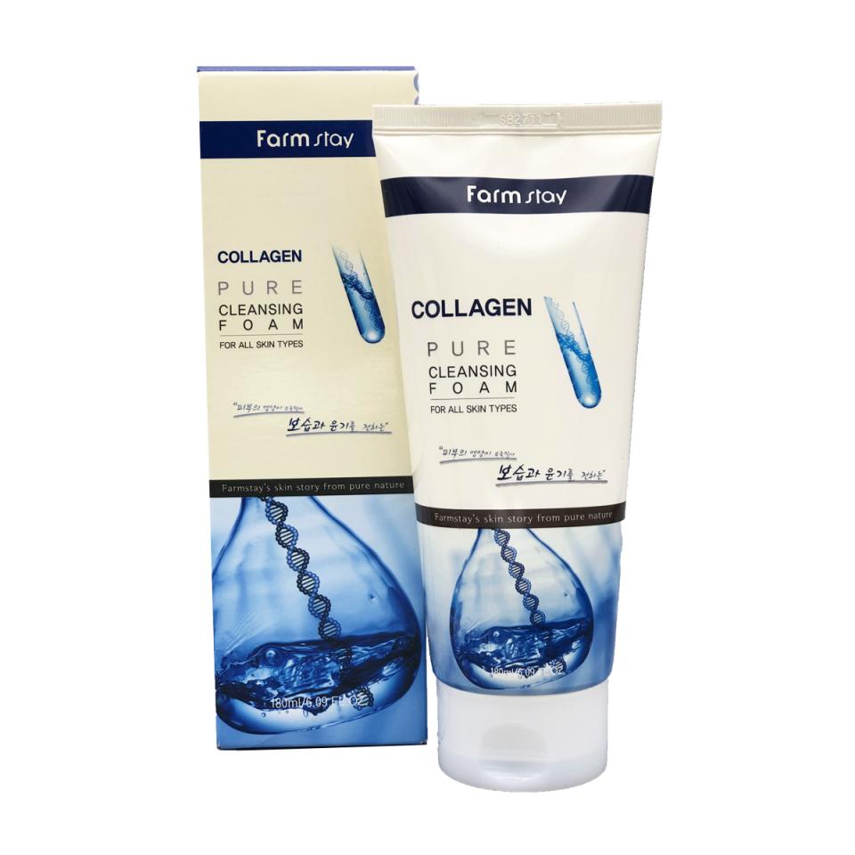 

Пенка для умывания с коллагеном FarmStay Collagen Pure Cleansing Foam 180мл