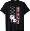 Funny Dad Fathers Day Best Dog Dad Ever Dog Dad Mens T-Shirt