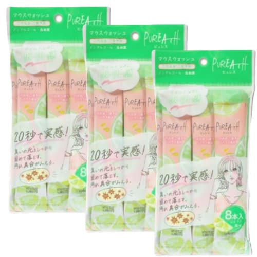 

Pures Citrus Mouthwash, 13ml x 8 sachets, 3-pack (24 sachets) Oral Care