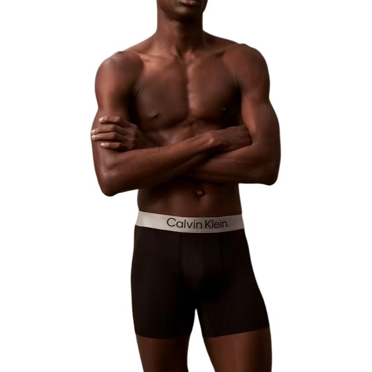 

Calvin Klein Трусы-боксеры с логотипом, мужское нижнее белье, черные NB4128-UB1 S