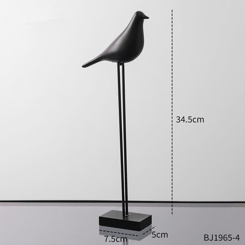 Resin Bird Statue Handicrafts Decoration Artificial Coloring Nordic Bird Decoration Home Decoration Office Desktop Sculpture