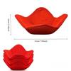 1-4PCS Microwave Bowl Cozy Quilted Heat Resistant Holder for Bowls Plates Soup Food Kitchen Insulated Protector