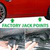 Car Rubber Lift Jack Stand Pad  Rubber Slotted Frame Adapter for Mercedes S CLK Car Jack Disk Pad Protector Tool Car Accessories