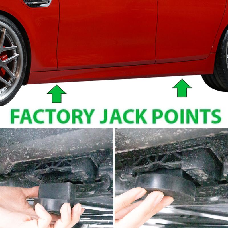 Car Rubber Lift Jack Stand Pad  Rubber Slotted Frame Adapter for Mercedes S CLK Car Jack Disk Pad Protector Tool Car Accessories