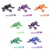3D Printing Frog Figures Animal Toys Multi-joint Movable Fidget Toy Simulation Eyes for Home Accessories Room Decor Kids Gifts