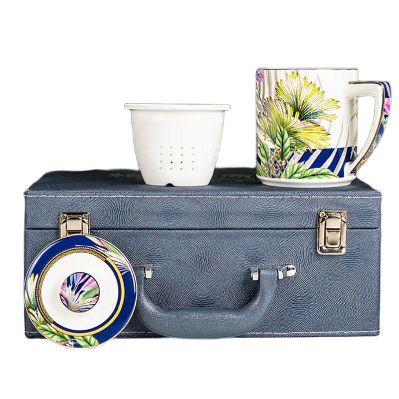 Tang Hui Bone China Tea Infuser Cup with Lid