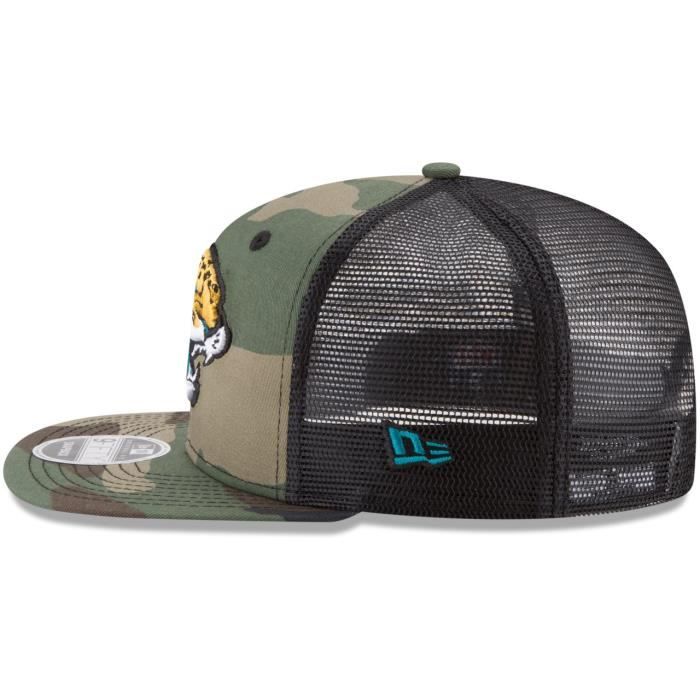 Casquette 9FIFTY - New Era - Jacksonville Jaguars - Trucker Mesh - Taille unique - Vert