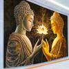 Buddha Lotus Wandteppich Spirituelle Kunst Dekoration Zen Meditation Thema Haus Innenarchitektur Friedlicher Wohnzimmerstil