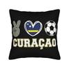 TEAM CURACAO Soccer Sport Square Pillowcases Polyester Sofa  Cushion Cover Cute Decor Pillow Cover