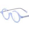 2025 Ins Acetate Personalized Handmade Multicolors Eyeglasses Optical Prescription Men and Women Classical Glasses with Case