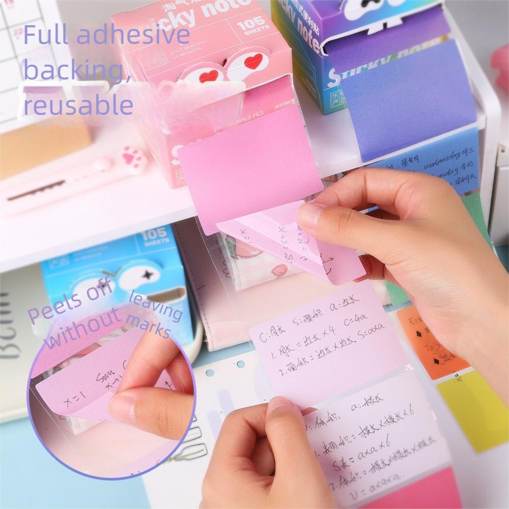 Pull Out Design Memo Pad Paper Dopamine Planner Schedule Stickers  Office School Supplies
