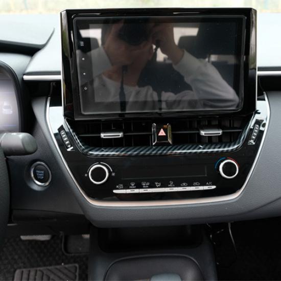 For Toyota Corolla -2024 Dashboard center Air Vent Trim Carbon fiber 1pcs