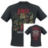 Slayer "Reign in Blood" Okładka Albumu Thrash Metalowy Lista Utworów Grafika Unisex Bawełna o Dużej Gramaturze Oversize Streetwear Koszulka