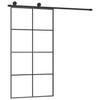 Vidaxl Drzwi Przesuwne A Akcesoriami, 102,5X205 Cm, Esg I Aluminium