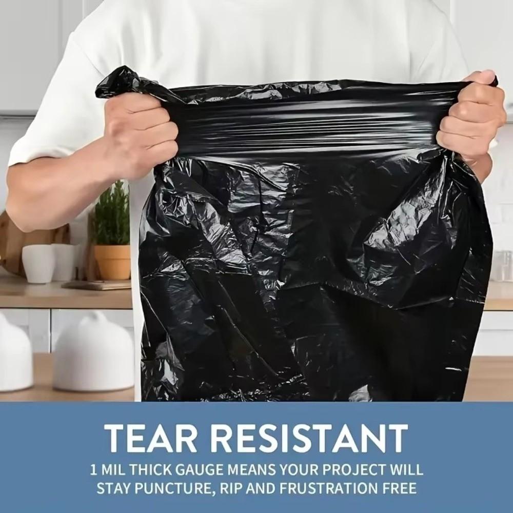 30PCS Durable Thickened Portable Garbage Bags Large Capacity Handheld Large Garbage Bag Plastic Bag Office