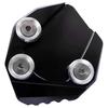 Tonra Bike Side Stand Plate Kick End Expansion for Suzuki GSX R125 150 S125 150 150 Trip Prevention Pad Black