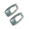 For Mitsubishi Outlander -23 Matte Silver Rear Reading Light Cover Trim 2pcs