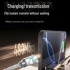 RGB Luminous 120W Fast Charging USB-C Cable for Apple 15/16 & Huawei, 6A.