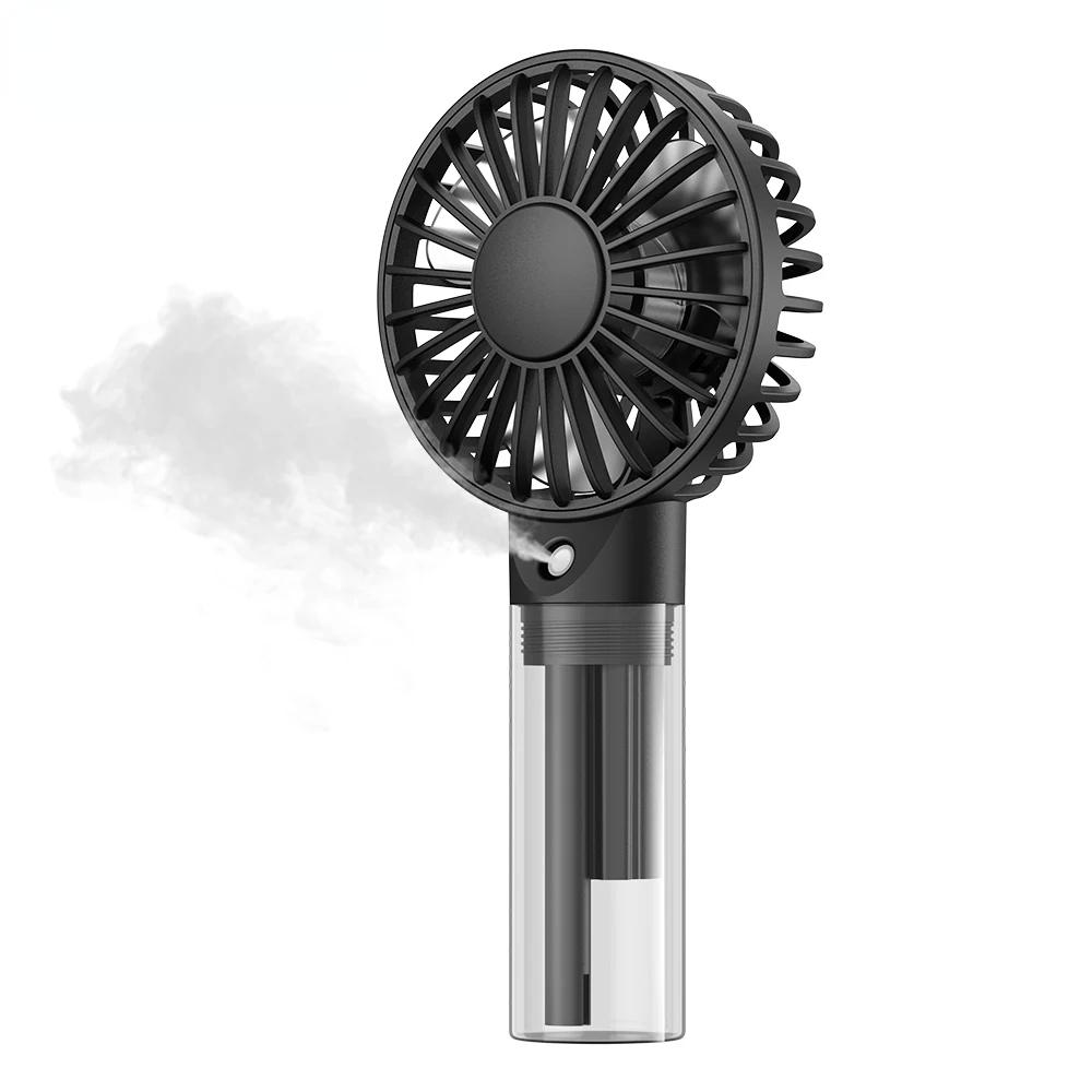 Mini Portable Fan with Water Mist,2000mAh Capacity& Humidifying Function for Summer Personal Electric Fan USB fans for Room