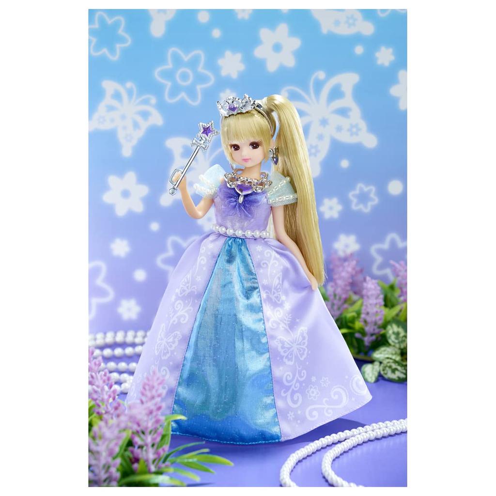 Takara Tomy "Licca Doll LD-04 Lavender Butterfly" Dress-up Doll, Pretend Play Toy, Ages 3 and Up, Meets Toy Safety Standards (ST Mark), Licca TAKARA