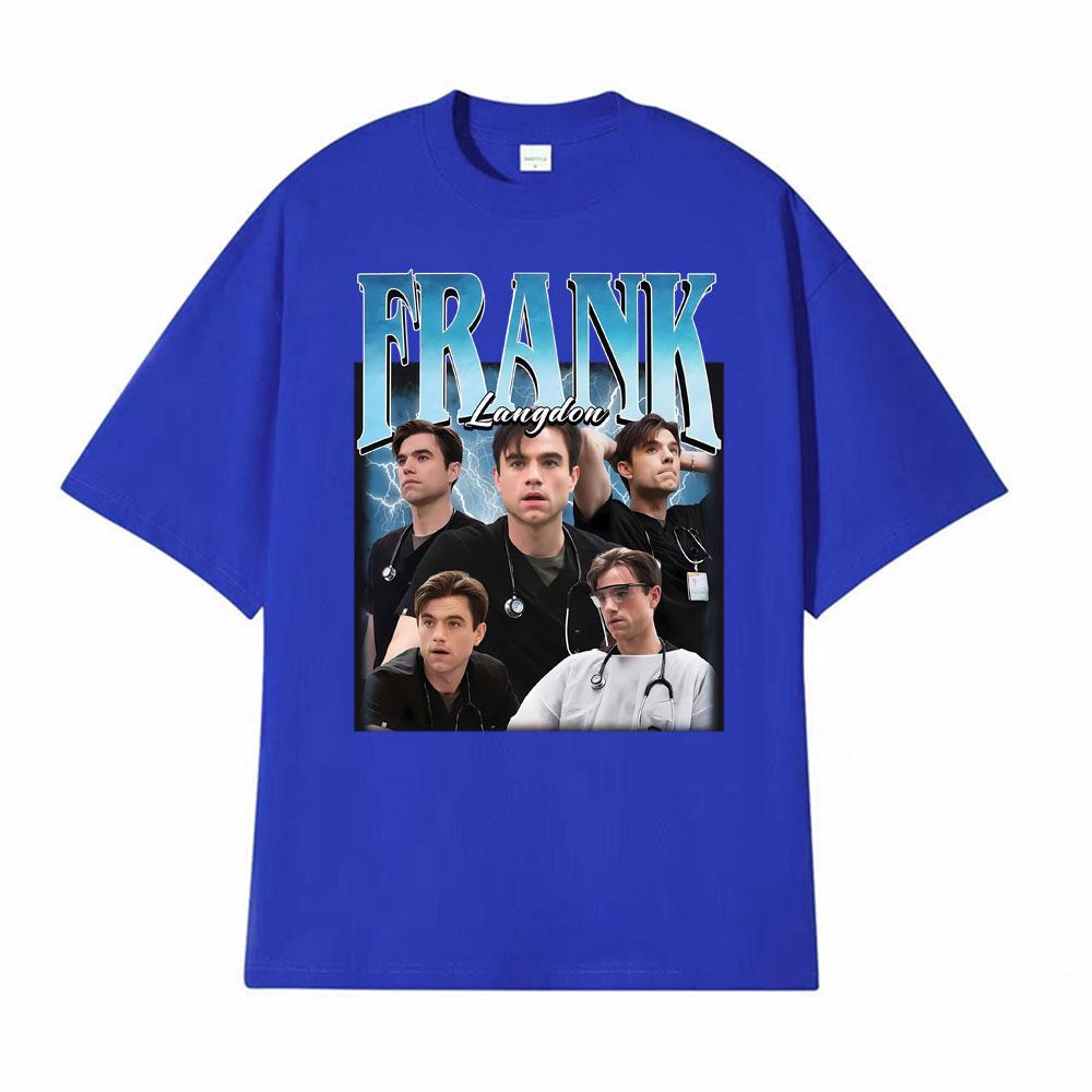 Dr Frank Langdon Print Tshirts Unisex Women Clothing Summer Fashion 100 Cotton T Shirts Oversized Loose Cotton Tshirt Streetwear