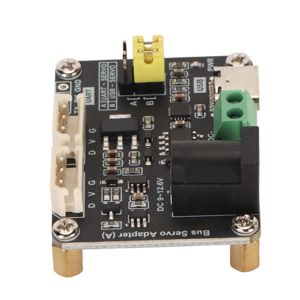 Bus Servo Driver Board 9 to 12.6V Input UART 5.5x2.1mm DC Space Saving Bus Servo Adapter for ST SC