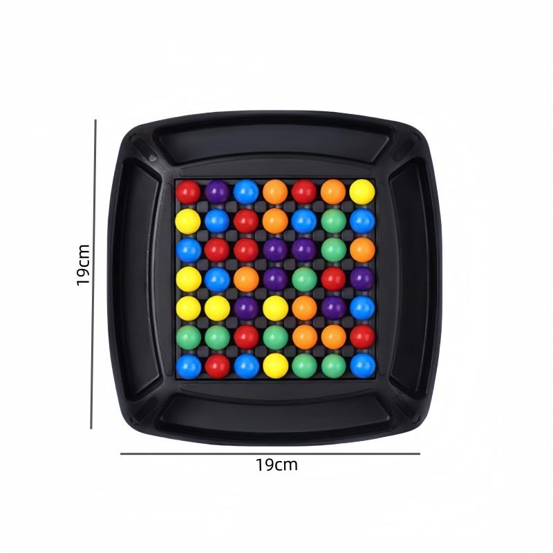 Rainbow Elimination Board Game Rainbow Ball Matching Toys Table Toys Family Interactive Rainbow Chess Children s Toy Puzzle Game