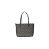 Tory Burch T Monogram Classic Print Zipper Tote Bag Women Tote Navy-Blue 152299-405