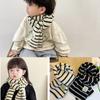 Thick Warm Baby Knitted Scarves Minimalist Stripe Neck Guards Scarves Baby Scarf  Autumn Winter